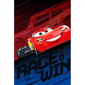 Covor Disney Kids Race Cars Red 032, Imprimat Digital