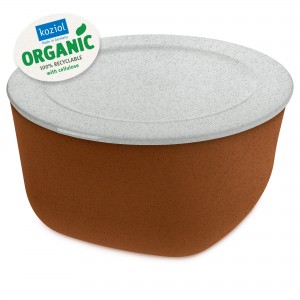Caserola cu capac, 100% Reciclabil, Connect XL Organic Ruginiu, 4 L