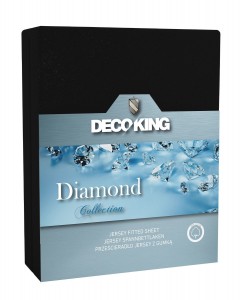 Cearceaf pentru saltea cu elastic Diamond Black