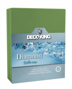 Cearceaf pentru saltea cu elastic Diamond Green