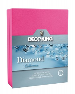 Cearceaf pentru saltea cu elastic Diamond Pink