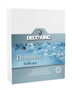 Cearceaf pentru saltea cu elastic Diamond White