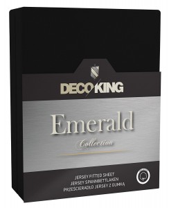 Cearceaf pentru saltea cu elastic Emerald Black