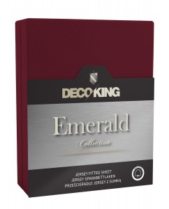Cearceaf pentru saltea cu elastic Emerald Burgundy