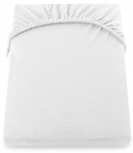 Cearceaf pentru saltea cu elastic Nephrite White