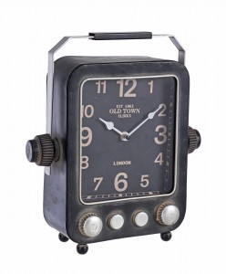 Ceas de masa Charles Radius 053-1 Rectangle Negru, L28xl10xH31,5 cm