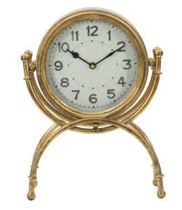 Ceas de masa Glam Bright Gold, l25xA9,7xH33,5 cm