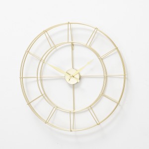 Ceas de perete Alisha Auriu, Ø57 cm