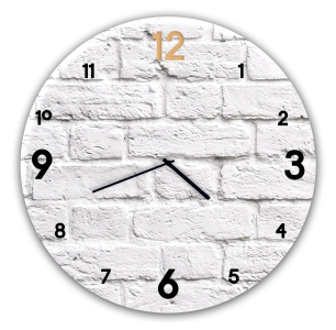 Ceas de perete Brick BH018, Ø 30 cm