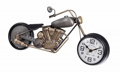 Ceas de perete Charles Moto 090-1 Alama Antichizata / Negru, L45xl21 cm