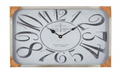 Ceas de perete Cooper Natural, 50 x 30 cm