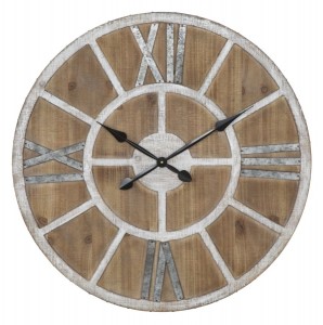 Ceas de perete Loxy Natural, Ø80 cm