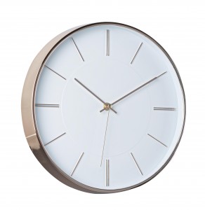 Ceas de perete Olinda Auriu, Ø30 cm