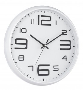 Ceas de perete Salvador Alb, Ø38 cm