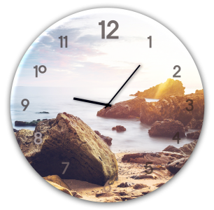 Ceas de perete Stones BH010, Ø 30 cm