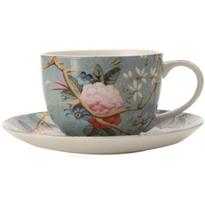 Ceasca Ceai cu farfurioara Victorian Garden, William Kilburn, 250 ml