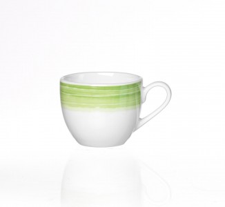 Set cesti Espresso Sunrise Green, Flirt, 100 ml, 6 piese