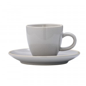 Ceasca si farfurioara Caroline Grey, Ø6xH5,5 cm