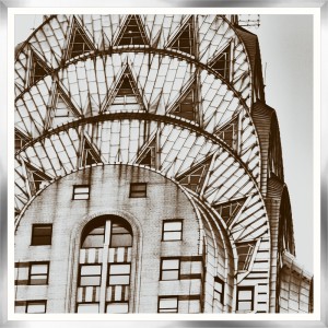 Tablou Framed Art Chrysler Buliding Sepia