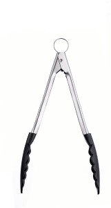 Cleste pentru salata Cuisipro, Black, 24 cm