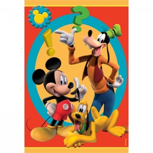 Covor Disney Kids Club House Mickey & Goofy 015, Imprimat Digital
