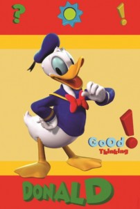 Covor Kids Club House Donald 11, Imprimat Digital