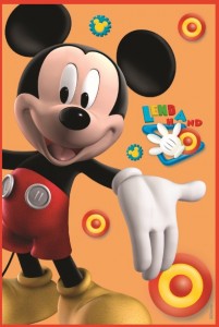 Covor Kids Club House Mickey Buble 16, Imprimat Digital