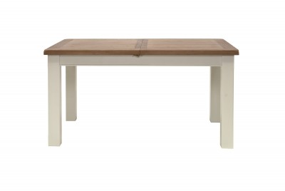 Masa din lemn de stejar Chaumont Ivoir, L150-190xl90xh78 cm