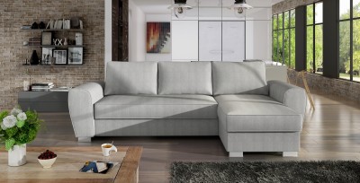 Coltar extensibil cu lada de depozitare, cu sezlong pe dreapta Velo, L250xA158xH86 cm