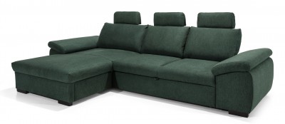 Coltar extensibil cu lada de depozitare, cu sezlong pe stanga Dover, l315xA190xH120 cm