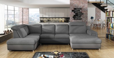 Coltar extensibil cu lada de depozitare, cu sezlong pe stanga Panama XL, L363xA223xH104 cm