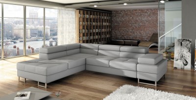 Coltar extensibil cu lada de depozitare, cu sezlong pe stanga Tunis, L275xA223xH90 cm