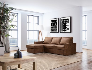 Coltar extensibil cu lada de depozitare, universal (pe stanga sau pe dreapta), Nisa Maro, l229xA160xH92 cm