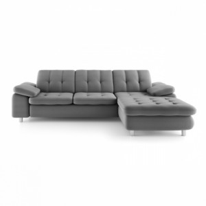 Coltar extensibil cu lada de depozitare, cu sezlong pe dreapta Sevilia I, l271xA189xH80 cm