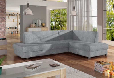 Coltar Extensibil, Sezlong pe Dreapta, Lada de Depozitare, Lonato, l248xA182xH78 cm