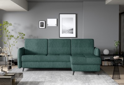 Coltar Extensibil, Sezlong pe Dreapta, Lada de Depozitare, Mayores, l228xA152xH87 cm