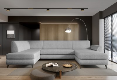 Coltar Extensibil, Sezlong pe Stanga, Lada de Depozitare, Mundisimo XL, l329xA175xH81 cm