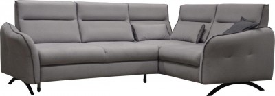 Coltar Gira Pegasus 86 Extensibil cu Arcuri Ondulate si Spuma Poliuretanica, Sezlong pe Dreapta, Suprafata de Dormit 208x137 cm, tapitat cu Stofa Water Repellent, cu Sertar de Depozitare, l265xA190xH95 cm