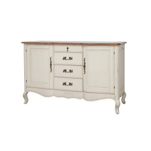 Comoda din lemn de mesteacan, Verona VE803, l150xA52xH92 cm