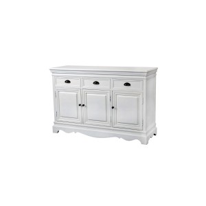 Comoda din lemn de plop si MDF, Latina LA010, l131xA43xH87 cm