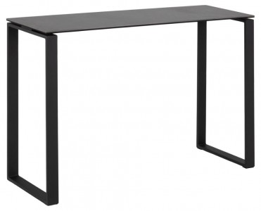 Consola din ceramica si metal, Katrine Negru, l110xA40xH76 cm