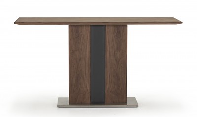 Consola din furnir Almara Walnut, l140xA44xH75 cm