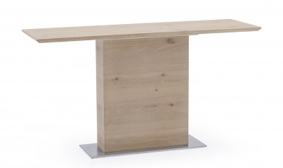 Consola din furnir si metal Bremen Natural, l140xA44xH75 cm