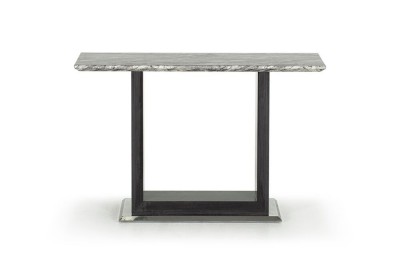 Consola din marmura si MDF Donatella Grey, l130xA44xH83,5 cm