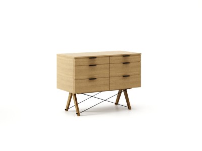 Comoda Double Wood, l100xA50xH75 cm