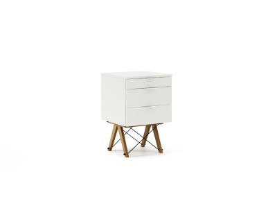 Dulap cu 3 sertare Basic Oak White