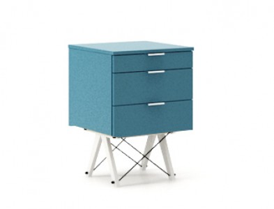 Dulap cu 3 sertare Basic White Oceanic