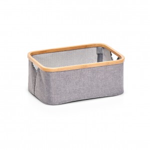 Cos pentru depozitare, Grey Poliester, l38xA26xH16 cm