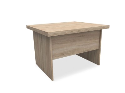 Masa extensibila din pal Cosima B Sonoma Oak, L75-150xl65xh50-76 cm