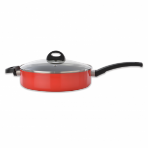 Tigaie adanca cu capac, Red, 26 cm, Eclipse Line